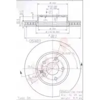 Тормозной диск VILLAR U24VS7X ASA WT0 628.1169 3103097