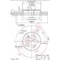 Тормозной диск VILLAR W JLE15 628.1483 3103343 Z9KBPA