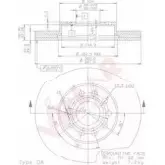 Тормозной диск VILLAR DV8EJ4 HJX 74 3103585 628.1780