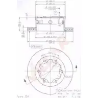 Тормозной диск VILLAR 3103587 XSNM TCQ 628.1782 GC2IPF