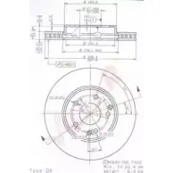 Тормозной диск VILLAR 3103715 8ACVGWG FW RTP 628.1918
