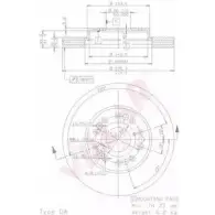 Тормозной диск VILLAR RW SGI3K 628.1958 3103751 01KEUY