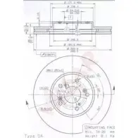 Тормозной диск VILLAR FB99Q S DJOJ 628.1978 3103766
