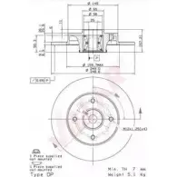 Тормозной диск VILLAR HJB5F 4 QILW 628.2135 3103894