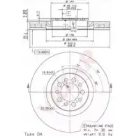 Тормозной диск VILLAR Z74AYD ZX5C3 GO 3103922 628.2163