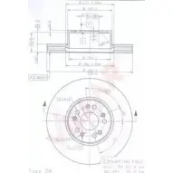 Тормозной диск VILLAR 79DLM Mercedes S-Class (C140) 3 Купе 4.2 SEC/CL 420 (140.063) 279 л.с. 1994 – 1999 628.2174 D 2C3V8