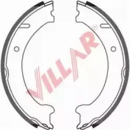 Тормозные колодки ручника, комплект VILLAR WHMS1 3104832 629.0829 T26 OB2