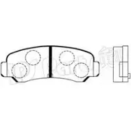 Тормозные колодки, дисковые, комплект IPS PARTS 3106391 7NSETIU 0000000000000000000000000000021 046 IBR-1207
