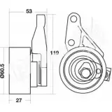 Натяжитель ремня ГРМ IPS PARTS 3112083 W NK26 ITB-6338 Z2UM3GM