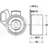 Натяжитель ремня ГРМ IPS PARTS 0 EIMM ITB-6907 J09F4S 3112199