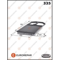 Воздушный фильтр EUROREPAR JQMUAL0 1424464970 1616266880 A CIVG