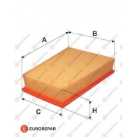 Воздушный фильтр EUROREPAR E147007 1424465049 D9BFGN T DV24WH