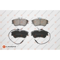 Тормозные колодки, дисковые, комплект EUROREPAR 1617254680 O5Y Q5 1424560110 7CG6O