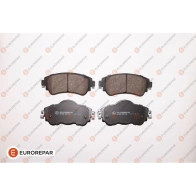 Тормозные колодки, дисковые, комплект EUROREPAR 1424560282 TVV DHP 08TTP 1617273280