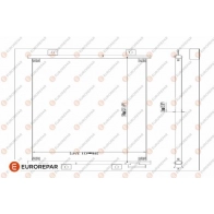 Радиатор кондиционера EUROREPAR 35KC 3L9 6QBQXK 1609636780 1424886056