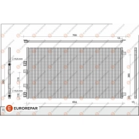 Радиатор кондиционера EUROREPAR 1424886110 9W1 HO YCGK45L 1610163680