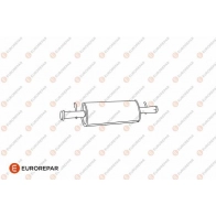 Резонатор EUROREPAR E12811S H WPRLEZ RKLKW0 1424754790