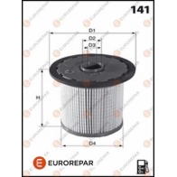 Топливный фильтр EUROREPAR OAW9LKW 1424808691 XXIJT DX 1643628780