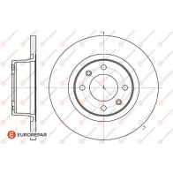 Тормозной диск EUROREPAR VH876 1618861680 3BW FO 1424984444 - Изображение 2
