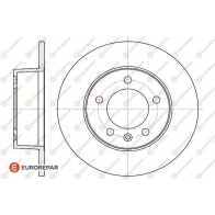 Тормозной диск EUROREPAR 1618872080 PR9ASXH 1424984547 CN9 AF - Изображение 2