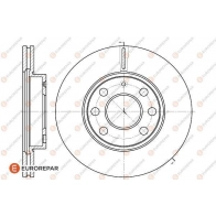 Тормозной диск EUROREPAR 7XVSFY Q5W YLGI 1424984621 1618879480