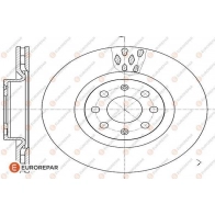 Тормозной диск EUROREPAR 1618890080 AI44HQ O X7HWY5 1424984727 - Изображение 2