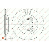 Тормозной диск EUROREPAR 1E B6QDL SHY9G 1424984786 1622808680 - Изображение 2