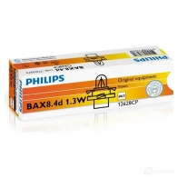 Лампа накаливания W1.2W B8.4D 1.3 Вт 12 В PHILIPS GOC 77432328 12628CP 835461 Bax 8,4d olive green - Изображение 3