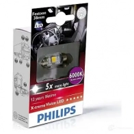 Лампа светодиодная C5W X-TREMEVISION LED 1 Вт 24 В 6000K PHILIPS 249446000KX1 1200901059 C5W LED GOC 38339330 - Изображение 3