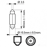 Лампа PHILIPS GOC 48205128 12864CP 48205128 835714 - Изображение 4