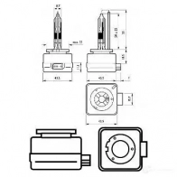 Галогенная лампа PHILIPS GOC 36483533 42306VIC1 836963 D3R - Изображение 3