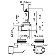 Лампа PHILIPS 9006PRC1 HB4 837262 GOC 24687530 - Изображение 4