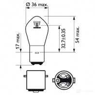 Галогенная лампа PHILIPS 835483 W0O5Q96 GOC 77385230 12728BW - Изображение 3