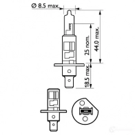 Лампа накаливания PHILIPS 1420580274 12258SPC1 GOC 40460230 R3QVXK - Изображение 2