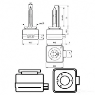 Галогенная лампа PHILIPS 85415WHV2C1 837184 GOC 37725533 D1S - Изображение 3