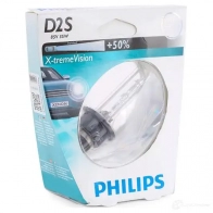 Лампа ксеноновая D2S X-TREME VISION 35 Вт 12 В 4800K PHILIPS 85122XVS1 D2S 837114 GOC 36462033 - Изображение 2