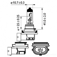 Лампа PHILIPS 12362PRC1 H11 834997 GOC 36430930 - Изображение 2