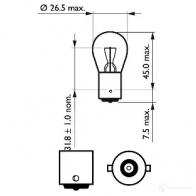 Лампа PHILIPS 05549130 12498B2 835130 GOC 05549130 - Изображение 3