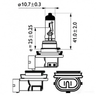 Лампа PHILIPS 834971 GOC 36194030 12362LLECOC1 H11 - Изображение 5