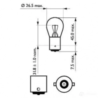 Лампа PHILIPS 835178 38210530 12498LLECOB2 GOC 38210530 - Изображение 3