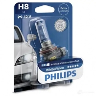 Лампа галогеновая H8 WHITEVISION 35 Вт 12 В PHILIPS 12360WHVB1 834927 GOC 37471130 QVFN0 - Изображение 3