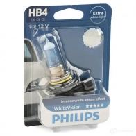 Лампа галогеновая HB4 WHITEVISION 55 Вт 12 В PHILIPS HB4 837269 9006WHVB1 GOC 37473530 - Изображение 2