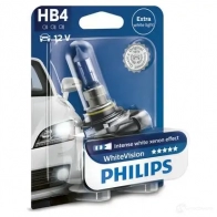 Лампа галогеновая HB4 WHITEVISION 55 Вт 12 В PHILIPS HB4 837269 9006WHVB1 GOC 37473530 - Изображение 5