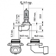Лампа галогеновая HB3 WHITEVISION 60 Вт 12 В PHILIPS 9005WHVB1 GOC 37162830 837248 HB3 - Изображение 4