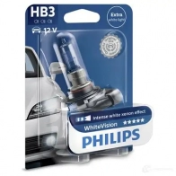 Лампа галогеновая HB3 WHITEVISION 60 Вт 12 В PHILIPS 9005WHVB1 GOC 37162830 837248 HB3 - Изображение 5