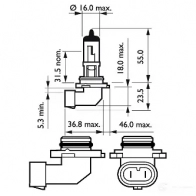 Лампа PHILIPS 9006PRB1 837255 HB4 GOC 24726130 - Изображение 2