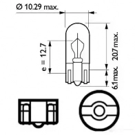Лампа PHILIPS 12256CP 48144328 834529 GOC 48144328 - Изображение 3