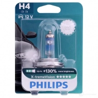 Лампа галогеновая H4 X-TREMEVISION +130% 60/55 Вт 12 В PHILIPS GOC 22107030 12342XVB1 834864 GOC 35038830 - Изображение 2