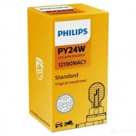 Лампа накаливания PHILIPS 834506 PY24W GOC 69690530 12190NAC1 - Изображение 2