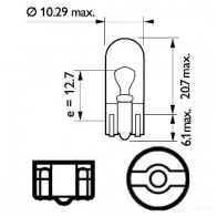 Лампа PHILIPS 835864 12961CP 49090273 GOC 49090273 - Изображение 3